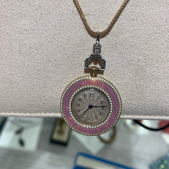 Cartier Vintage mechanical pocket watch necklace - Picture 3 of 5